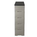 GAVETERO PLAS COMPACTO 5 GAV 26X40X110.6 CM BEIGE TINY SANCHIA