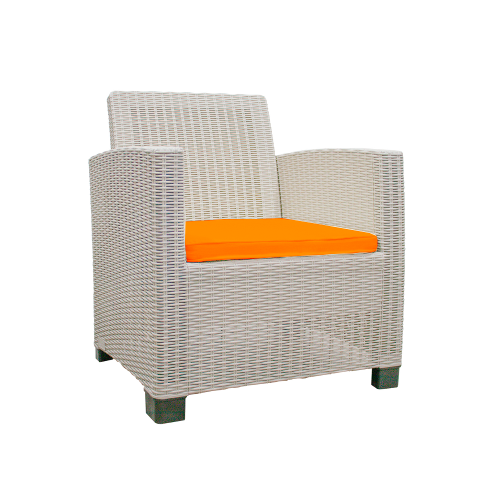 JUEGO SALA BEIGE 2 SILLONES C/MESA/COJIN NAR ALAMO SANCHIA 185226