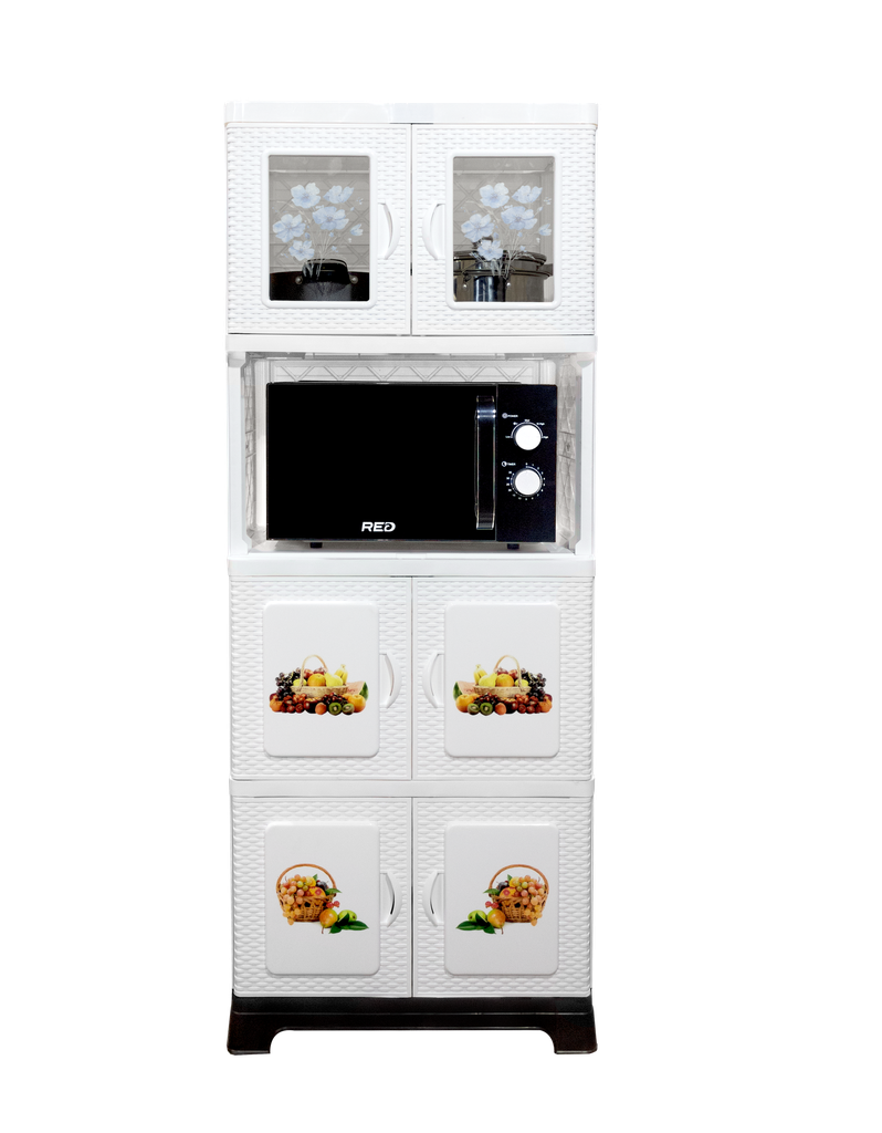 CHINERO PLAS TERESITA RATAN 4 NIV C/2 PTAS VID 160X60.5X40 CM DECO BL SANCHIA