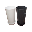 MACETA PLAS RED 26X46 CM EST MARFIL C/PLATO REYPLAST 3JX009100