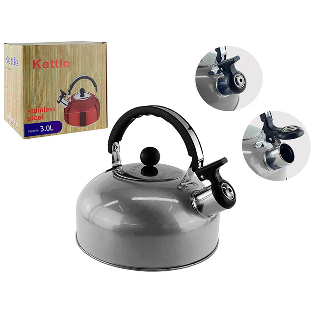 TETERA C/ AGARRADERO ACER 3 LT PLAT/NEG S/M FAB. 713-1412350