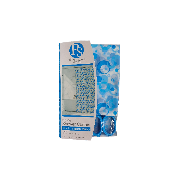 CORTINA P/BAÑO PLAS 180X180 CM COL SURT PALM SPRINGS MAYS 711-1435813