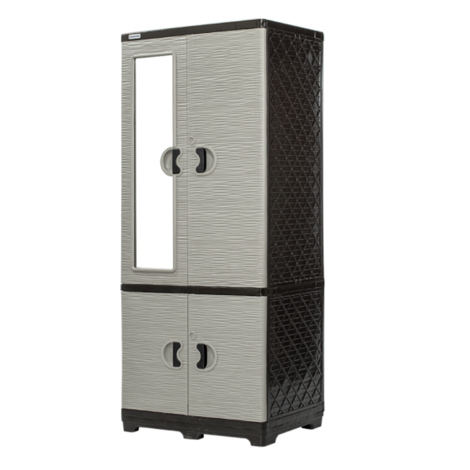 CLOSET T/ROPERO JUMBO DUNAS C/ESP 4 PTAS BEIGE SANCHIA 