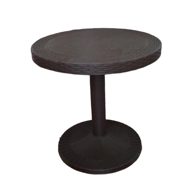 MESA PLAS COCTEL RED 71 CM CEREZO/CF OSCURO CAJ MEGA AA12103V