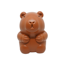 ALCANCIA PLAS CAPIBARA 14 CM PEQ C/TORTUGA ATRAS ALCAPLAST