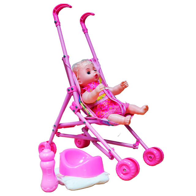 MUÑECA DORMILONA AUDIO C/COCHE ACCES BOL CASAMAS 1558