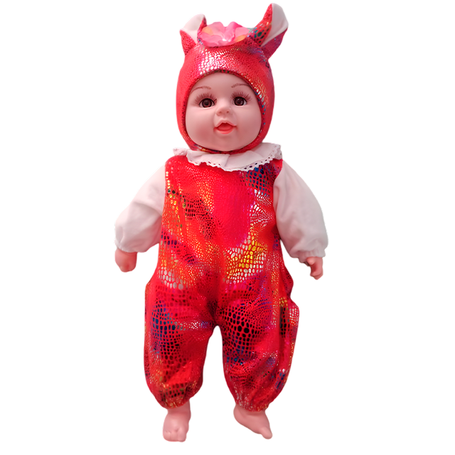 MUÑECA/BEBE UNICORNIO C/SONIDO 50 CM APROX CAJ HS-CR-035