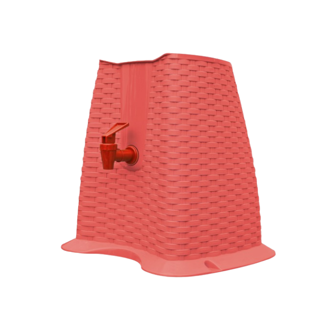 DISPENSADOR PLAS P/AGUA RATAN C/CH ROSADO MEGA 1544