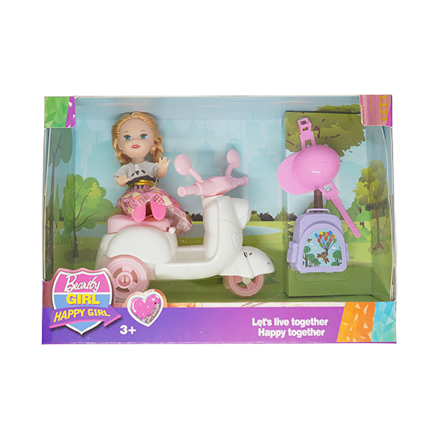 MUÑECA C/MOTO+ACCES CAJA SP2300400