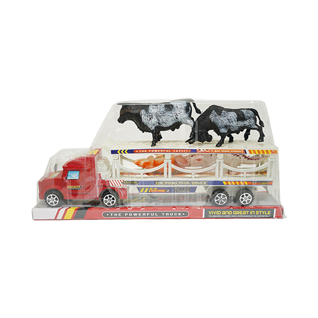 CAMION RASTRA C/4 ANIMALES EMPAQUE 32 CM TRUCK BL045176