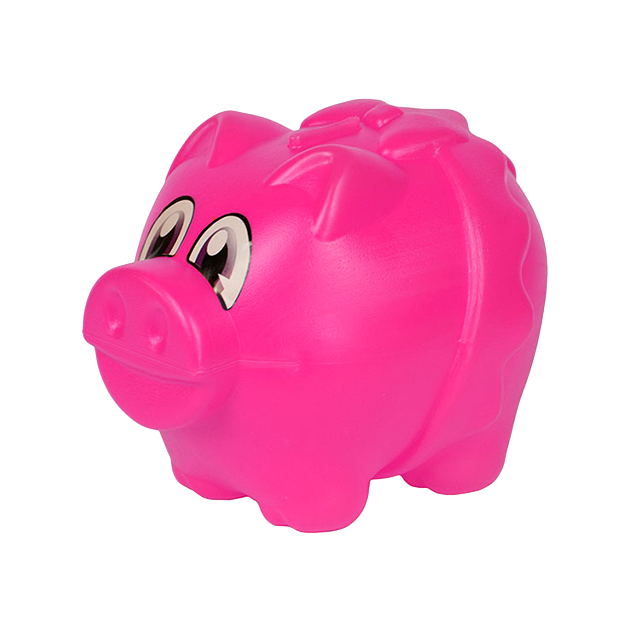 ALCANCIA PLAS CERDO TUTU PLASTIKITO