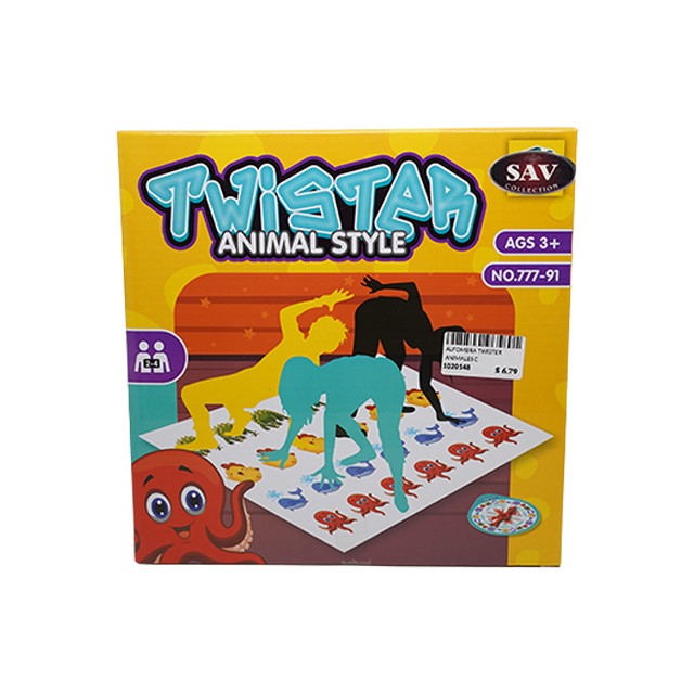 ALFOMBRA TWISTER ANIMALES CAJ SAV777-91