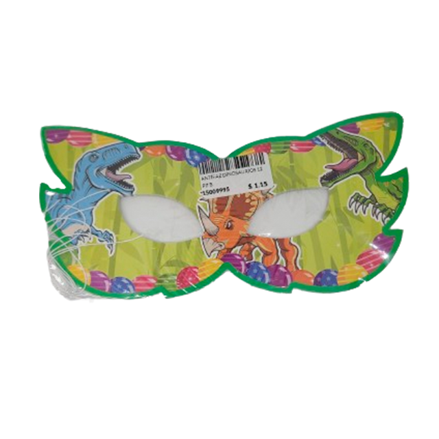 ANTIFAZ DINOSAURIOS 12 PZ BOLSA