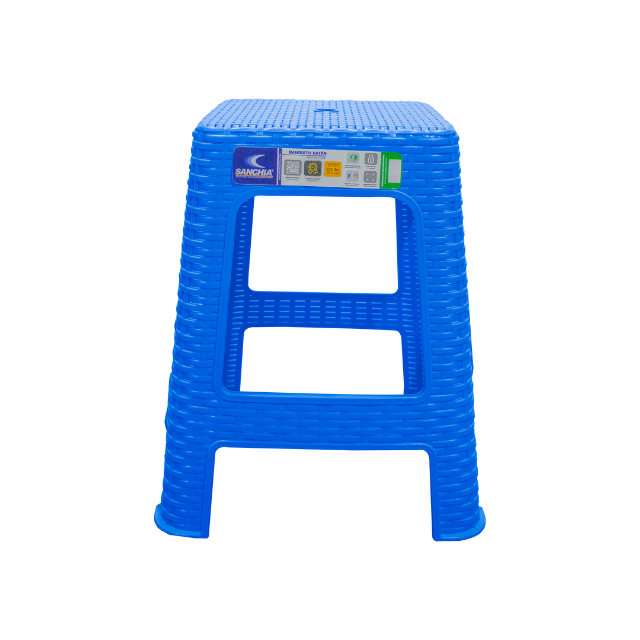 BANCO PLAS PETATILLO ALTO AZUL SANCHIA