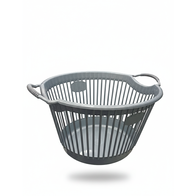 CANASTA PLAS TROPICAL OVAL D/VARILLAS C/OREJ