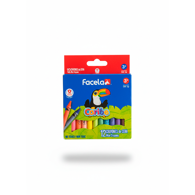 CRAYONES CERA 12 UN CARIBE PT14534