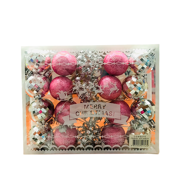 ESFERA NAVIDEÑA 4 CM 20 PZ SURT 3DF-049ETF