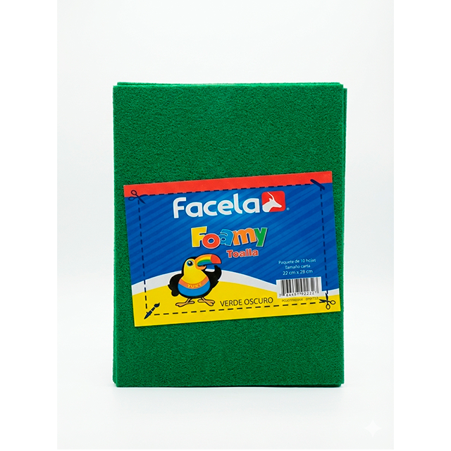 FOAMY TOBEBE / CUIDADO E HIGIENEA/PLUSH VERDE OSC 22X28X2 MM PT92232