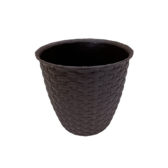 MACETA PLAS RED EST RATAN Ø18X16 CM REYPLAST MCX139000