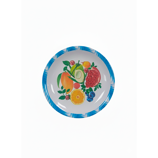 PLATO MELA DECO FLORES 5095