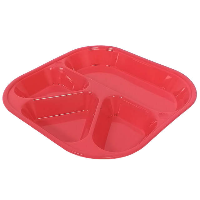 PLATO PLAS CUAD C/DIV STAMPO PA0006