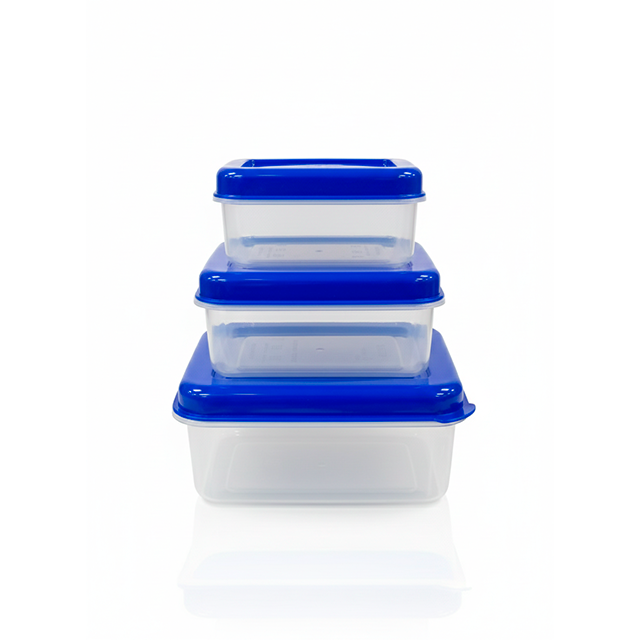 SET 3 HERMETICO PLAS RECT 88247C/88247 COLOR/TRANSP