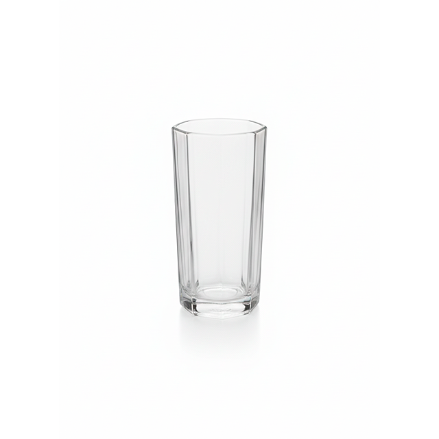 VASO VID 236 ML OCTAGONAL Y1001