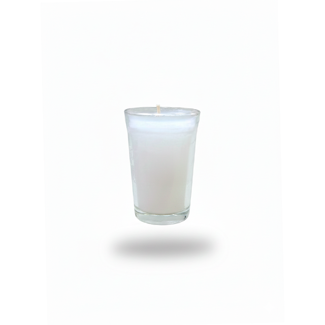 VELA VASITO 7.5X5 CM C/CITRONELA VELADORA C-026