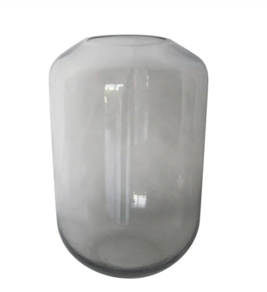 FLORERO VID 19.5X30 CM LISO TRANS DECORE MAYS 714-00933