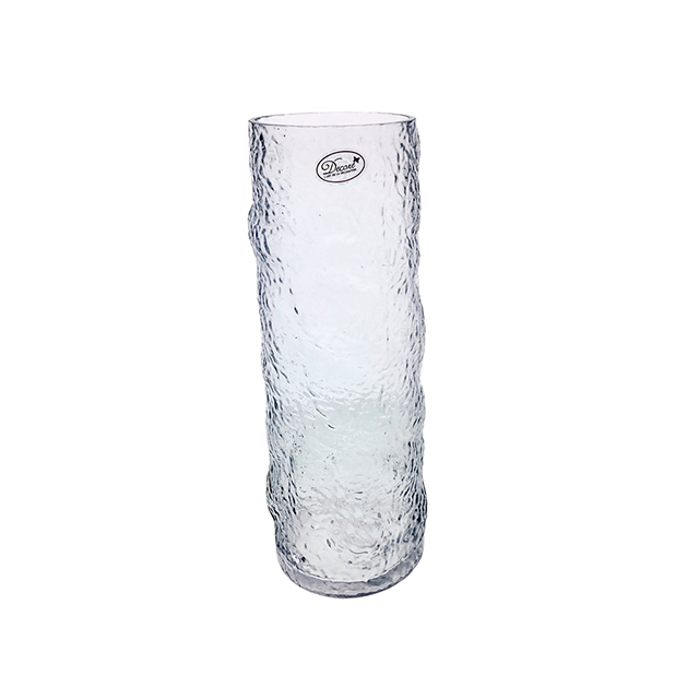 FLORERO VID 30 CM LISO TRANS DECORE MAYS 714-01922