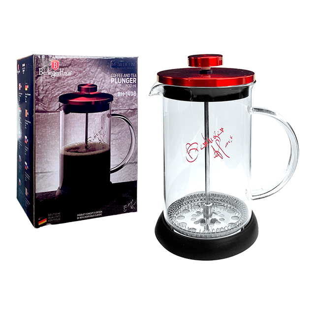 CAFETERA/TETERA VID/ACER 800ML C/AGAR RJ VIN/NG/TRANS BERLINGER MAYS 713-BH1498