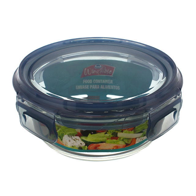 ENVASE P/ALIM VID/PLAS 400 ML C/T TRANS/GRIS WINDROSE 750-02556