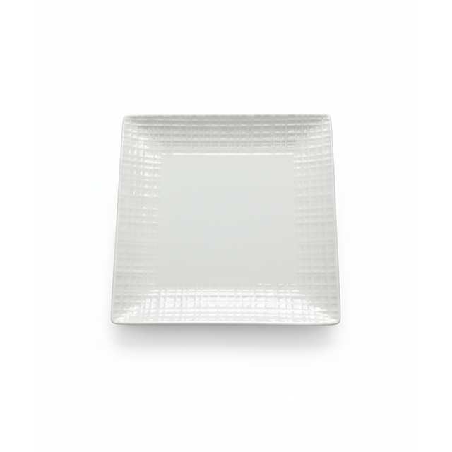 PLATO CERA CUAD 6" O/DECO REL SL06-6P