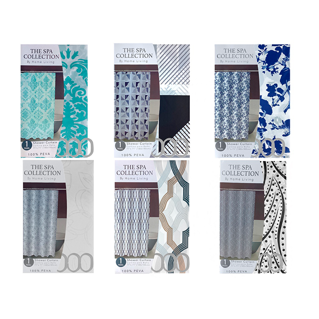 CORTINA P/BAÑO PLAS 180X180 CM THE SPA COLLECTION MAYS 711-1406210