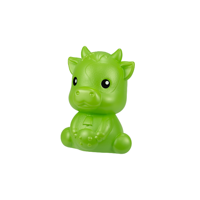 ALCANCIA PLAS VACA SENTADA 20X12 CM APROX PLASTIKITO SP254