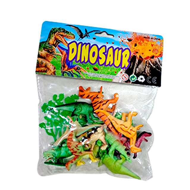 SET 32 ANIMALES SALVAJES PLAS 2.5"+ GRAMA/ARBOL/CERCA BOL CASAMAS 1318