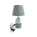 LAMPARA MESA 36 CM CERA/TELA DECORE MAYS 604-06297