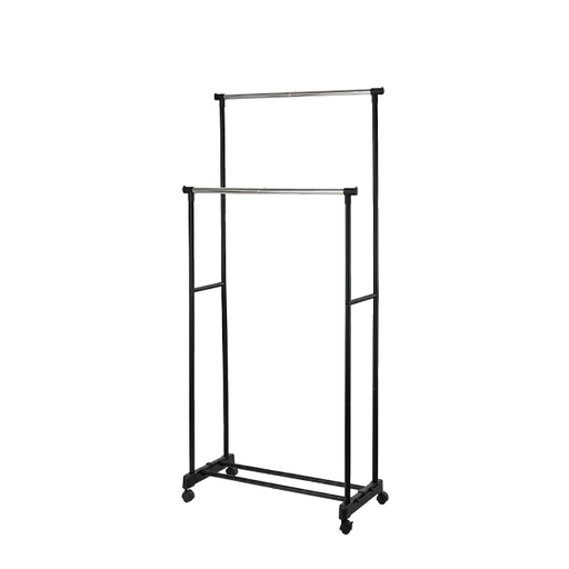 [15012615] SET 2 BARRAS PERCHERO D/ROPA AJUSTABLE ACER INOX/PP MAX MOTOR 701-02360