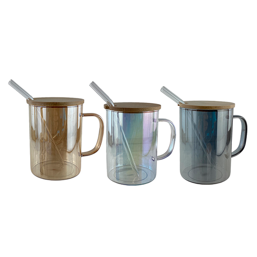 [15012642] TAZA VIDRIO C/ CARRIZO 450 ML LIFE ART 750-38913