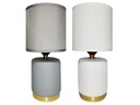 LAMPARA MESA CERA/TELA 10.5" DECORE 604-05658