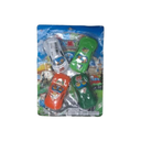 SET 4 CARROS PLAS COLORES SURT BLIS 533