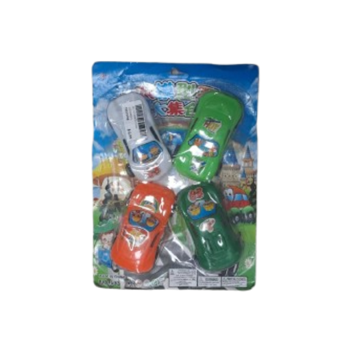 [15012798] SET 4 CARROS PLAS COLORES SURT BLIS 533