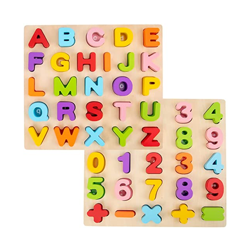 [15012860] JUEGO LUDICO MAD LETRAS/NUM/FIG GEO C/BASE 20X20 CM COLORES GIGI