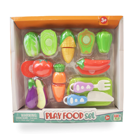 [15013038] SET FRUTAS/VEGETALES PARTIDOS C/TABLA+CUB CAJ 45255/108533