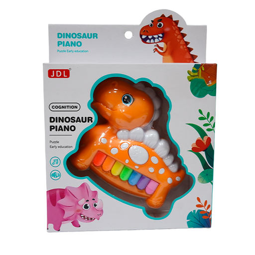 [15014018] PIANO DINOSAURIO PEQ C/LUZ+SON CAJ CASAMAS1303/8836B