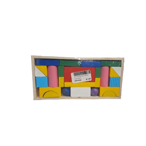 [15014166] SET MINI BLOQUES MAD COLORES CAJA 17.5X8 CM 27 PZ