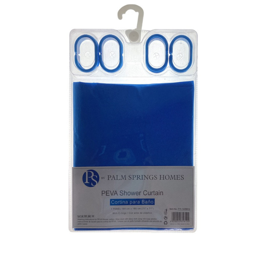 [15014286] CORTINA P/BAÑO PLAS 180X180 CM COL SURT PALM SPRINGS 711-1435812