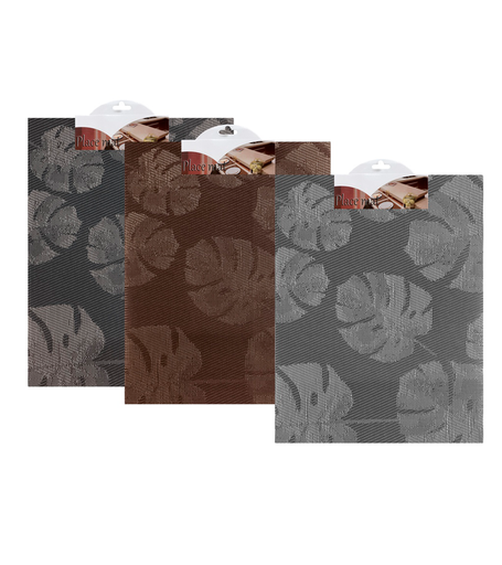 [15014299] INDIVIDUAL PLAS 38X45 CM RECT DIS HOJA TOSKANA 731-39120