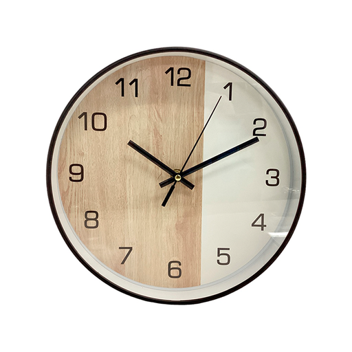 [15014321] RELOJ D/PARED PLAS/VID 25CM TIMES TOWER 602-39193