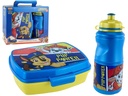 SET 2 PZ DEPOSITO/ENV P/ALIMENTO + BOTELLA PAW PATROL AZ/AM/RJ  744-74673